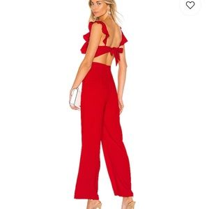 Red jumpsuit